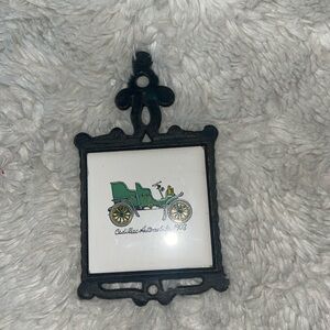 Homco Vintage Car Tile Trivet